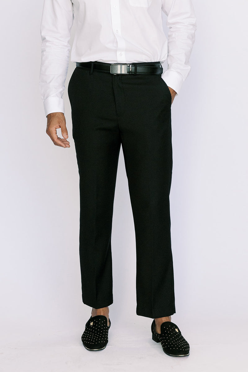 NWT Men's Metropolitan by Lord Taylor Black Dress Cuffed Pants Size W 32 L  32 in 2023