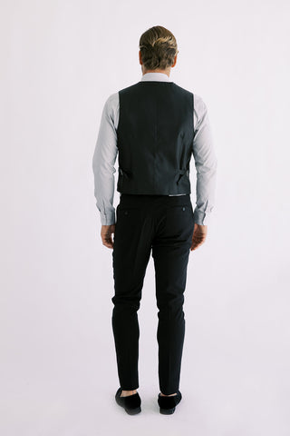 Black Ultra Slim Stretch Suit