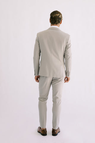 Tan Ultra Slim Stretch Suit